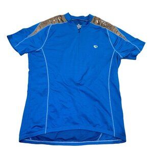 Pearl Izumi‎ Blue Performance Cycling Shirt 3/4 zip Mens Size Large